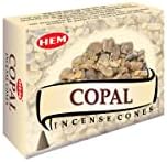 HEM Copal Cones Pack of 120 Natural Aroma Stress Relief Incense