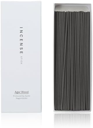 Kyoto Agarwood Incense Sticks - 60 Sticks for Relaxation Meditation