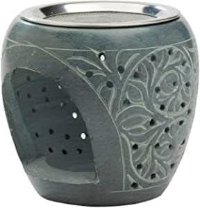 MaMeMi Incense Holder with Soapstone Base 315 Inch