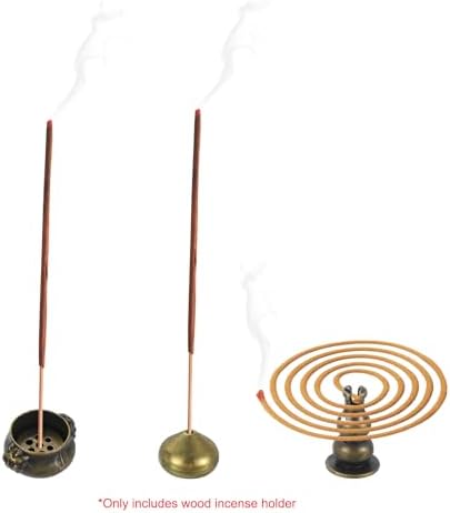 Uxcell 4pcs Brass Incense Holder for Home Office Yoga Meditation