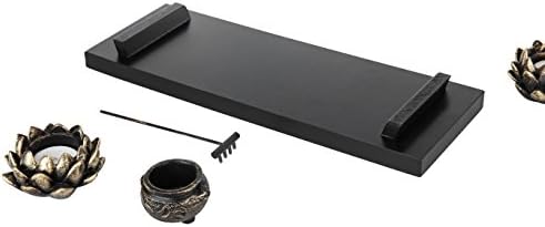 MyGift Desktop Zen Garden Kit with Buddha Statue and Incense Holder