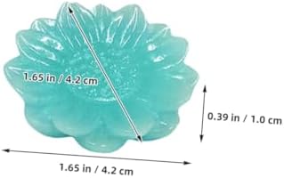 Ciieeo Multicolored Resin Incense Holder Set for Meditation