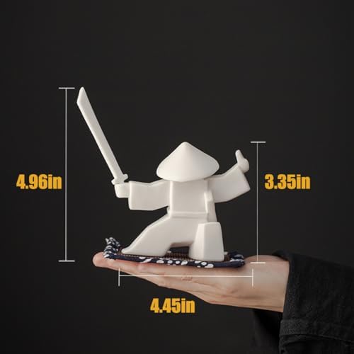 EAEDMY Samurai Figurine Decor Incense Holder