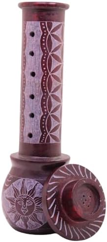 KC KULLICRAFT Marble Soapstone Incense Holder