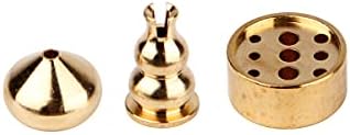 3 in 1 Brass Incense Holder with Easy Emptying Design
