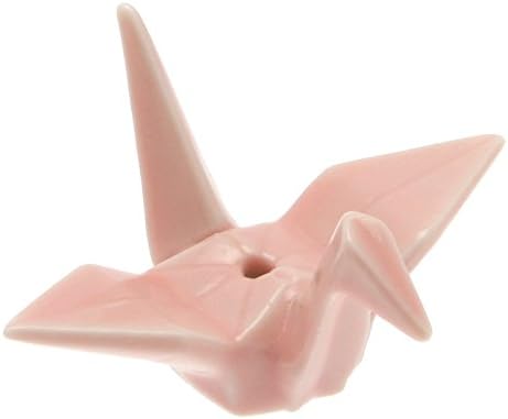 Nippon Kodo Crane Incense Holder Pink