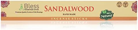 Bless Natural Sandalwood Incense Sticks 25 Sticks 14 OZ