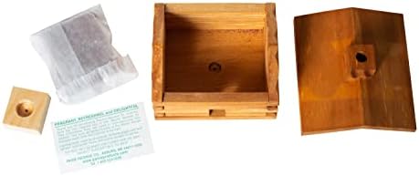 Paines Medium Log Cabin Cedar Incense Burner with 10 Cedar Cones
