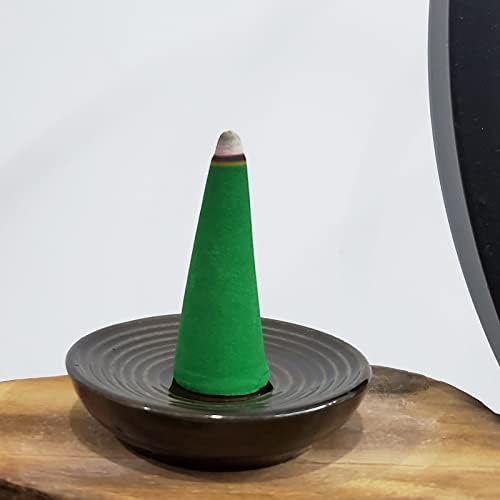 Citronella Incense Cones 50pcs with 2 Ceramic Dishes