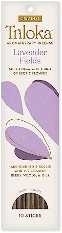 Triloka Original Incense Lavender Fields 10 Sticks
