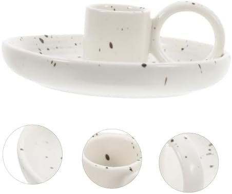 Cabilock Ceramic Incense Tray with Handle for Sticks and Cones