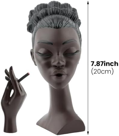 Elegant Black Woman Incense Burner for Home Decor