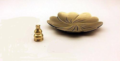 Classic Brass Incense Burner with Gourd Design