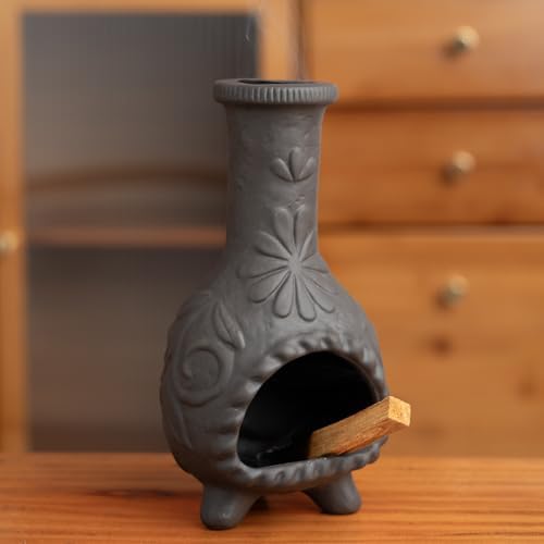Elegant Handmade Black Palo Santo Holder for Incense and Sage