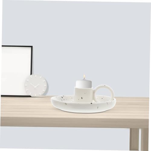 Garneck Ceramic Incense and Candle Holder with Handle
