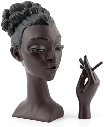 Elegant Black Woman Incense Burner for Home Decor