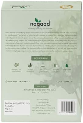 Organic Frankincense Resin 4 oz USDA Certified Pure