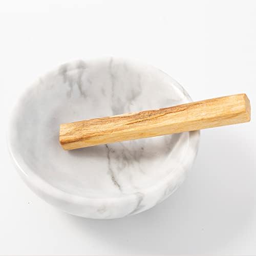 Natural Marble Incense Holder with 9 Holes