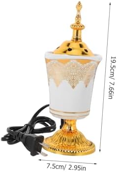 BESTYASH Electric Ceramic Incense Burner for Home Decor