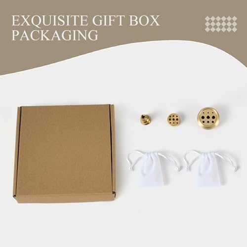 2 in 1 Incense Burner Brass Holder for Sticks Coils and Cones 3PCS Home Fragrance Decoration