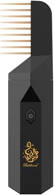 Portable USB Rechargeable Incense Burner with Hair Comb for Home and Car