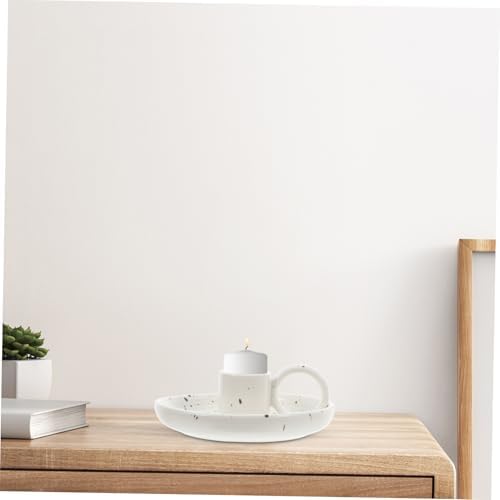 Garneck Ceramic Incense and Candle Holder with Handle