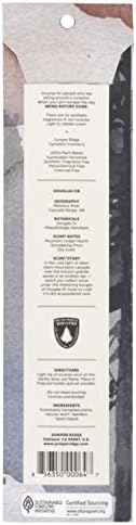 Juniper Ridge Natural Campfire Incense Sticks - 20 Count