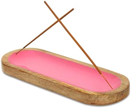 Hand Painted Pink Incense Holder - Modern Home Dcor