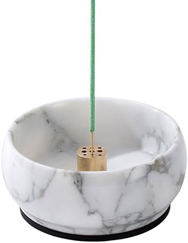 Natural Marble Incense Holder with 9 Holes 1