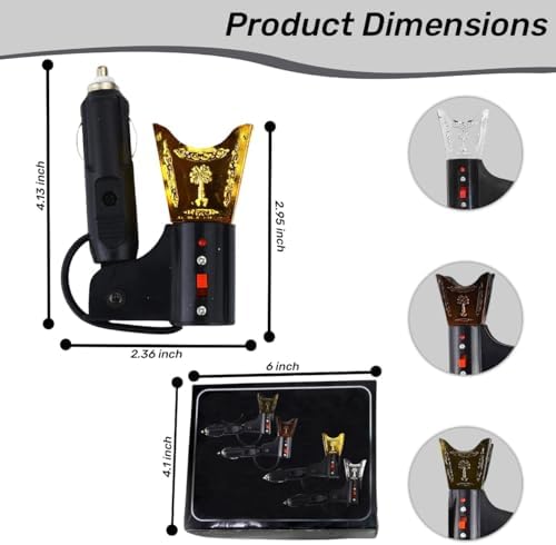 Electric Incense Burner for Car Aromatherapy