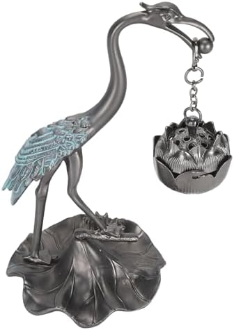 Zizev Incense Holder Crane Hanging Aromatherapy Stand