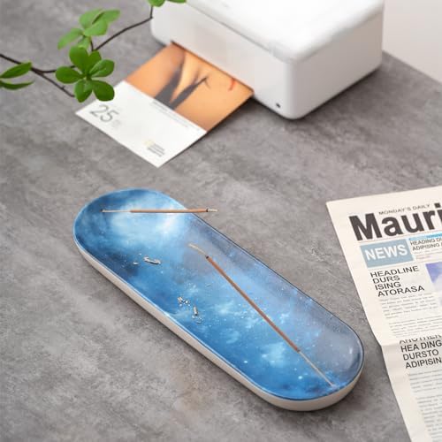 Ceremony Porcelain Incense Holder with 60 Sticks