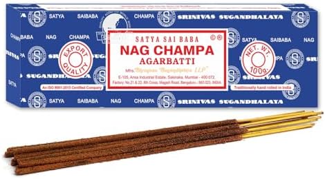 Satya Sai Baba Nag Champa Incense Sticks 100 Gram Pack of 2
