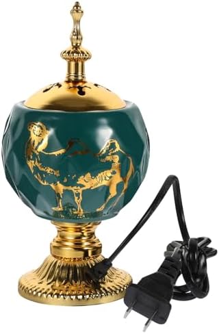 Bakhoor Electric Incense Burner - Green Middle Eastern Style