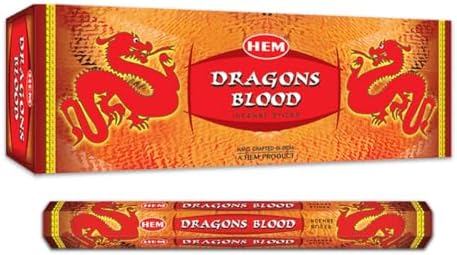 Hem Dragons Blood Incense Sticks 120 Count Box