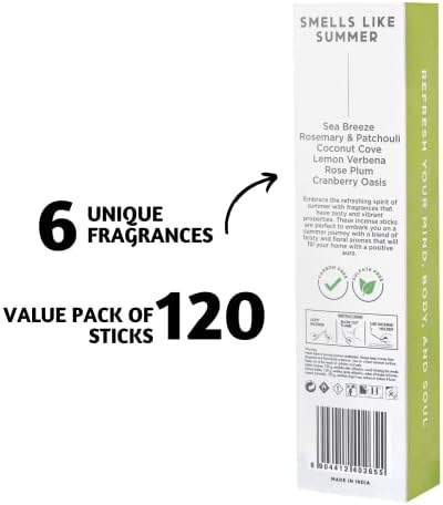 Folkulture Incense Sticks Set of 6 with 120 Pieces 1