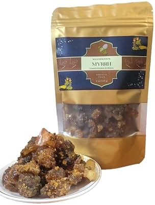WayOfScents Commiphora Myrrha Resin - 4 Ounces Natural Wild Harvested