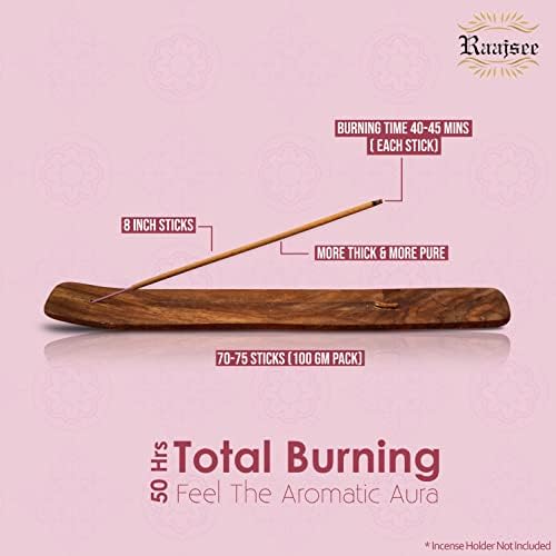 Raajsee Japanese Rose Incense Sticks 100 Gm Pack