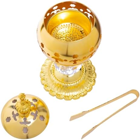Frankincense Incense Burner with Tong for Cone and Charcoal