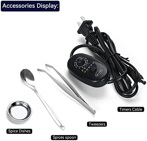 ISSNW Ceramic LED Incense Holder with Simulated Flames