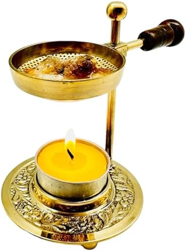 Adjustable Resin Incense Burner with 5 Tealight Candles