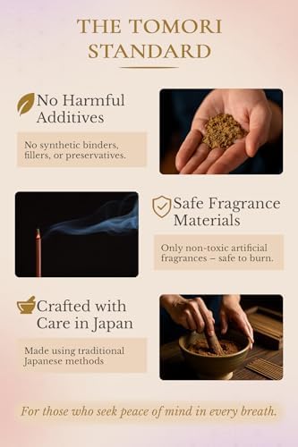 Luxury Japanese Incense Sticks 60pcs Aromatherapy Set