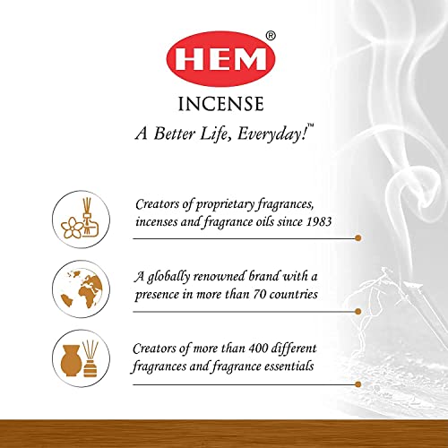 HEM Precious Chandan Incense 120 Count Pack of 1