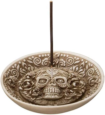 Pacific Giftware Day of the Dead Sugar Skull Incense Holder
