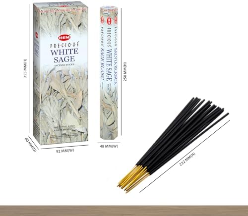 HEM White Sage Incense Sticks 100 Count
