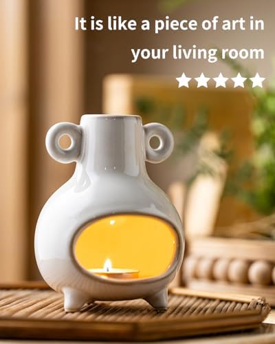 Mini Palo Santo Holder Burner White Ceramic Incense Stand