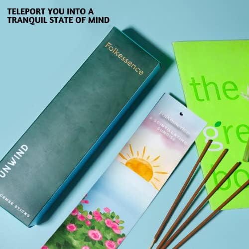 Folkulture Incense Sticks Set of 6 for Relaxation