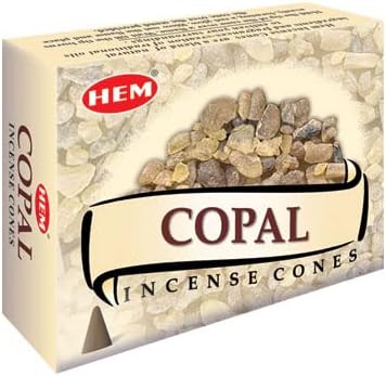 HEM Copal Cones Pack of 120 Natural Aroma Stress Relief Incense