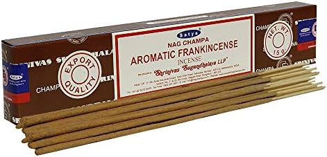 Satya Nag Champa Frankincense Incense Sticks 12 Boxes 15gms Each