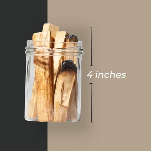 Ancientveda Peruvian Palo Santo Sticks 12 Pack with Smudge Guide